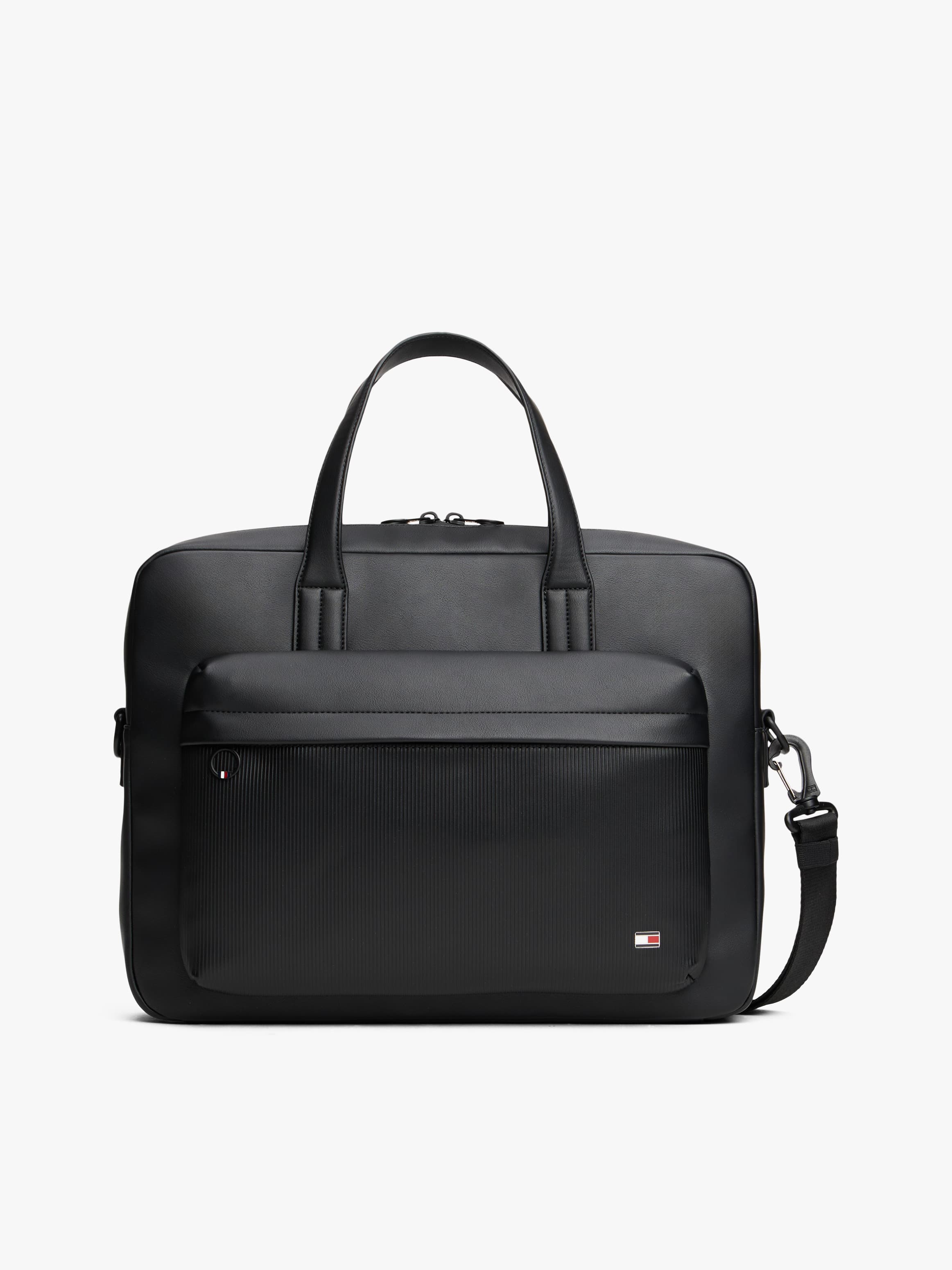 Hilfiger Flag Ribbed Pocket Laptop Bag