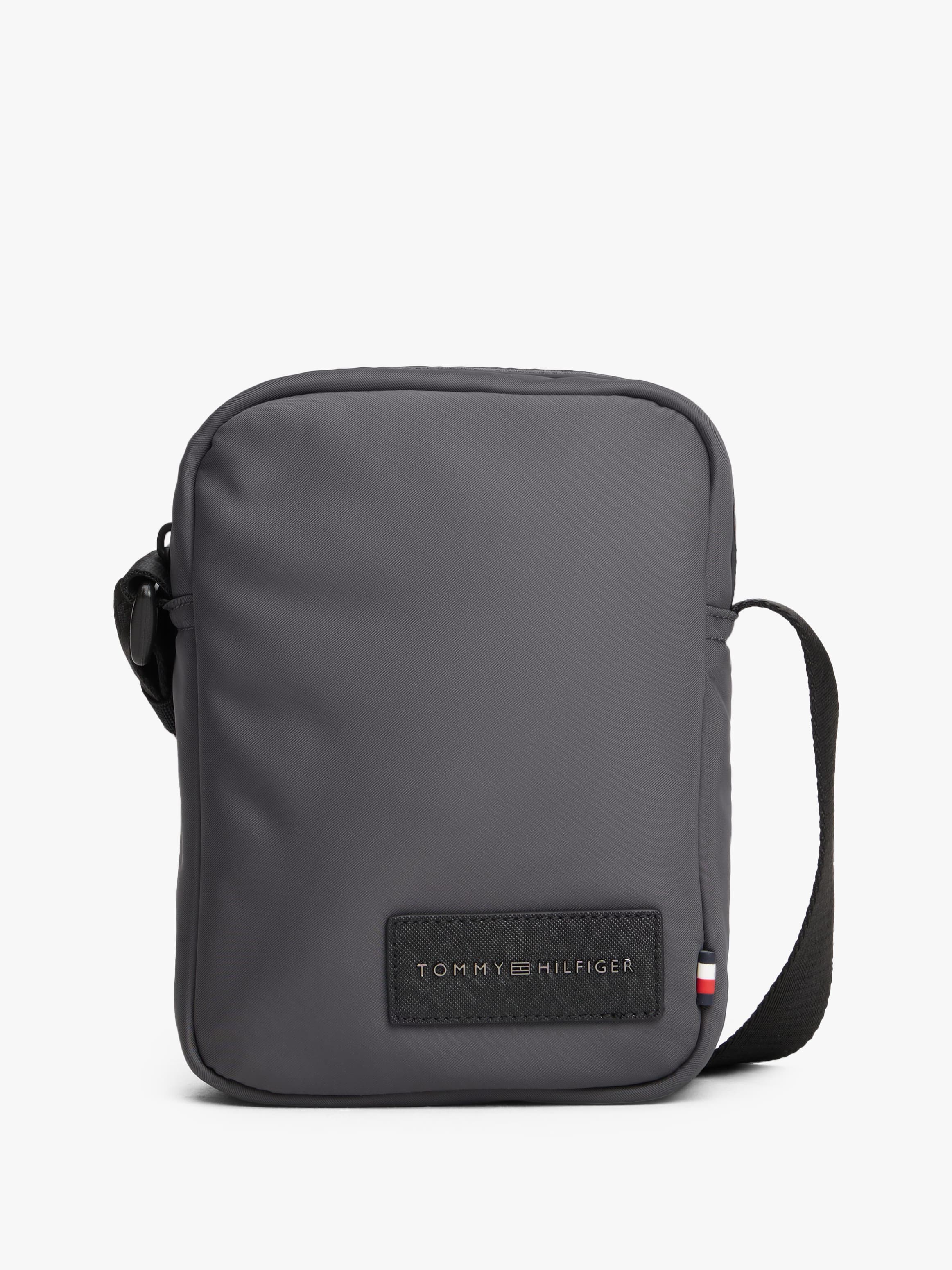 Textile Logo Patch Crossbody Reporter Bag