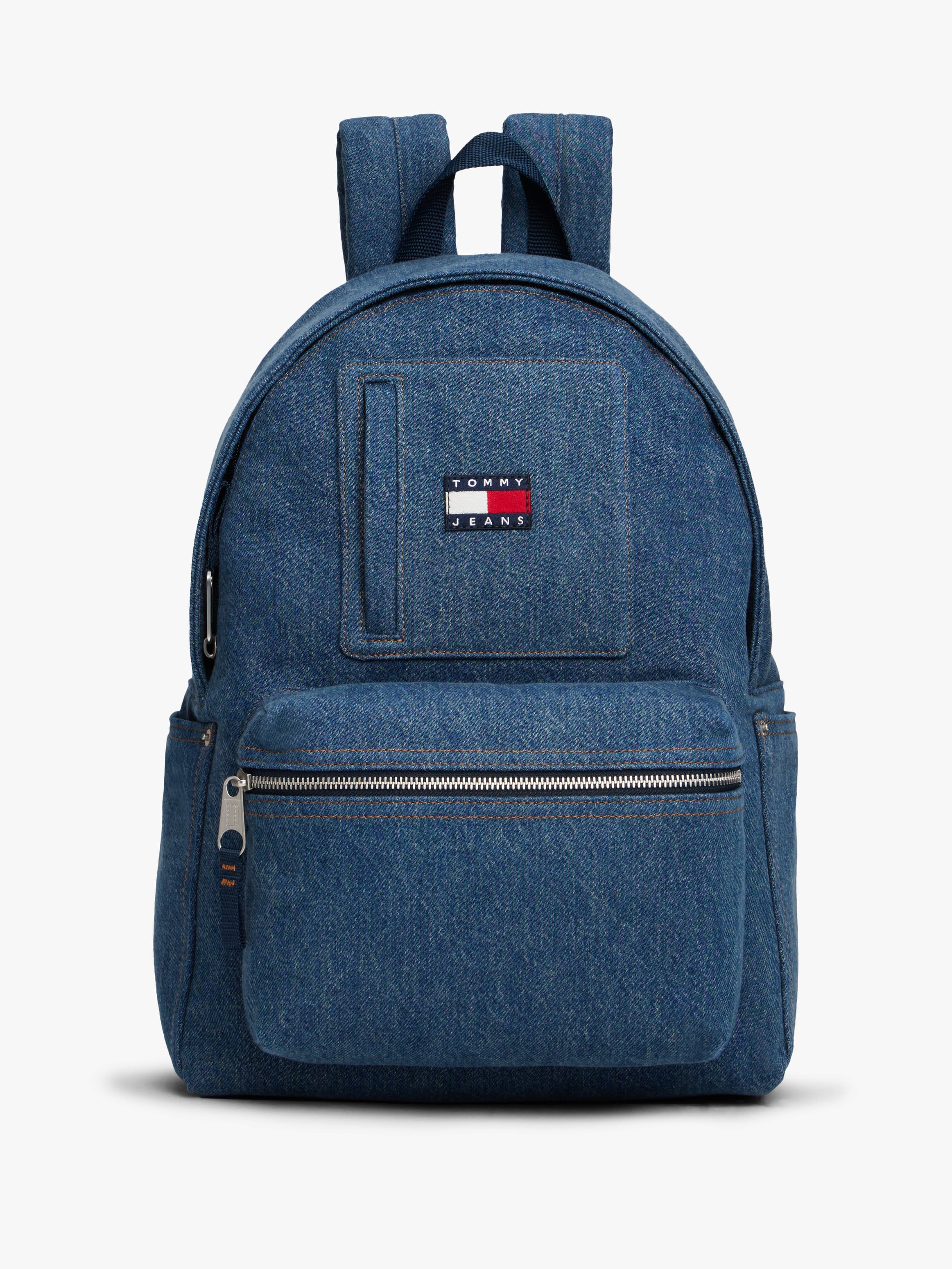 Logo Denim Dome Backpack
