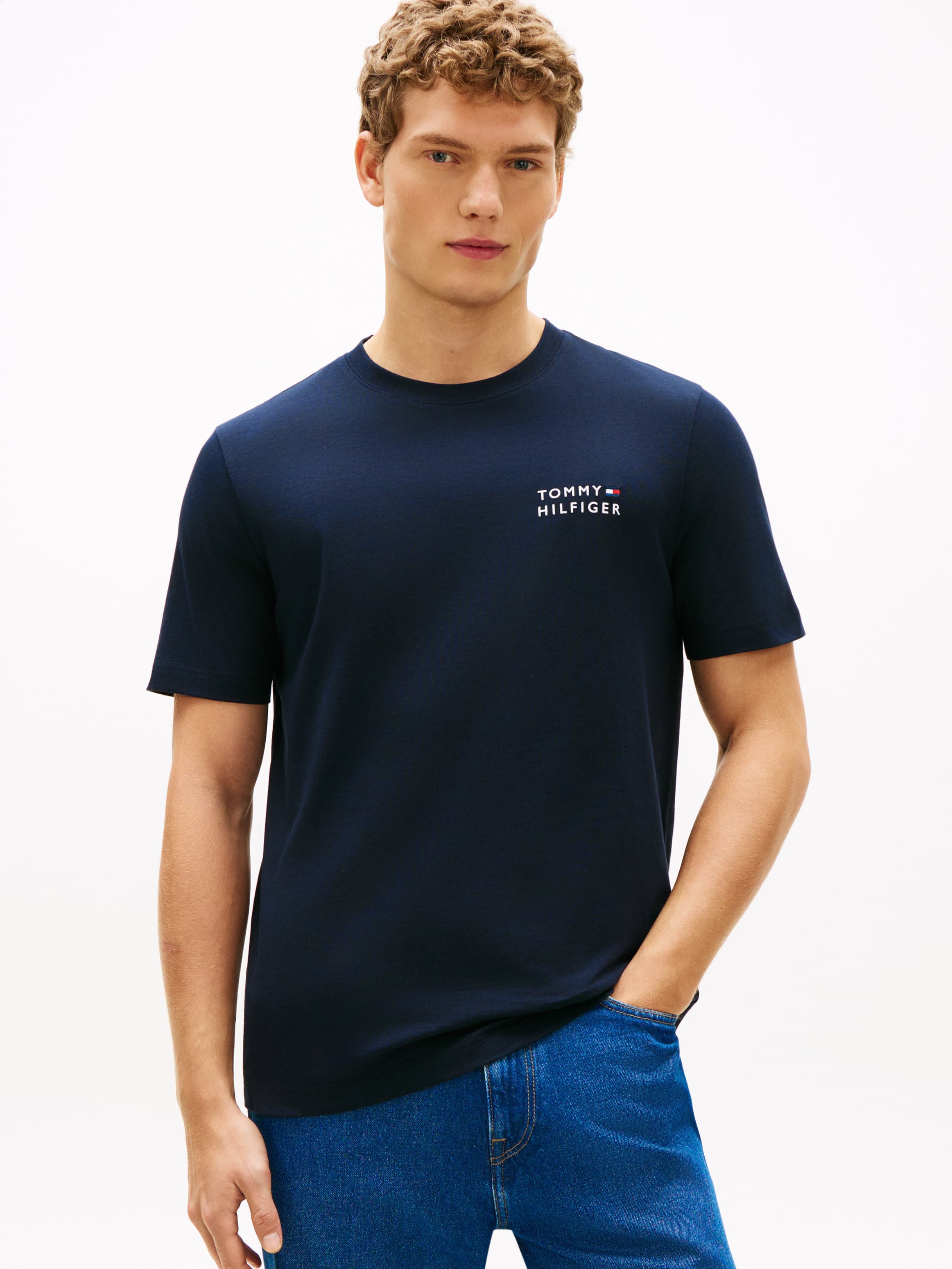 Logo Jersey Crew Neck T-Shirt