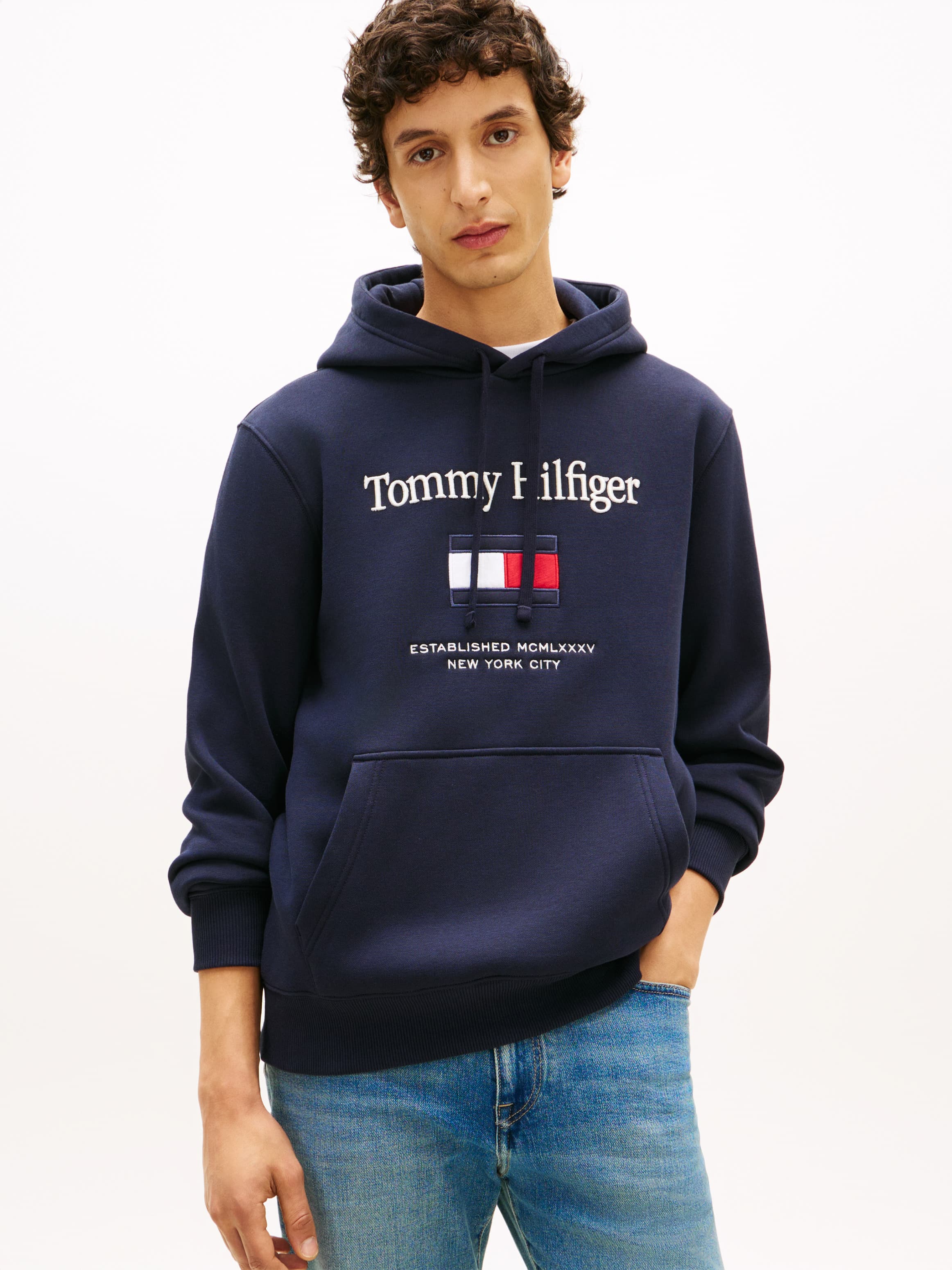 Logo Embroidery Flex Fleece Hoodie