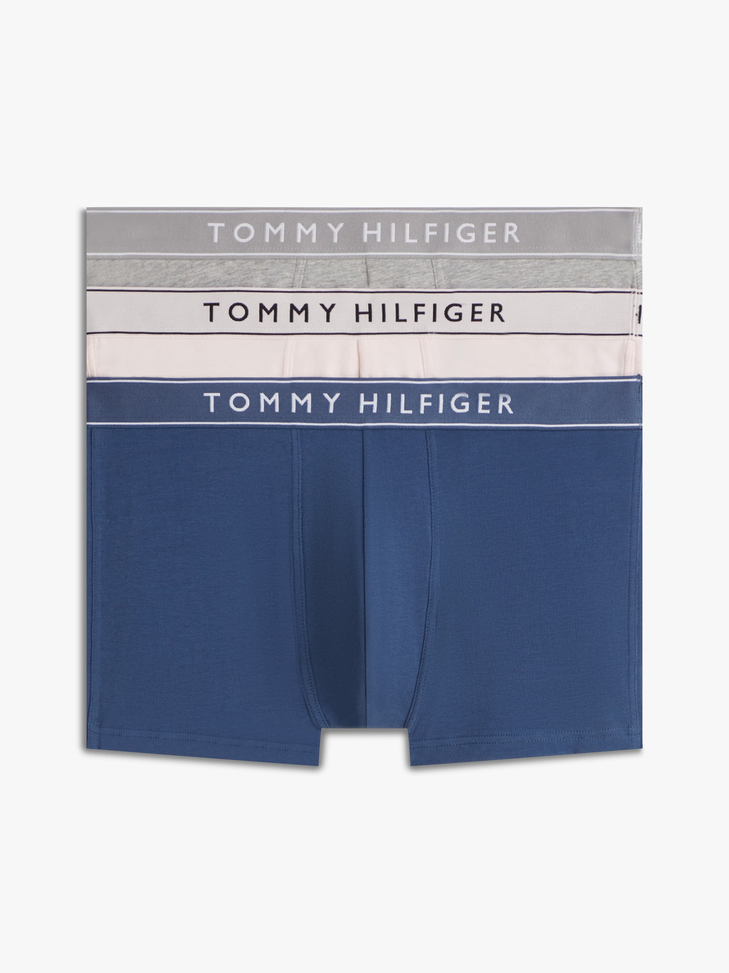 3-Pack Essential Logo Waistband Trunks