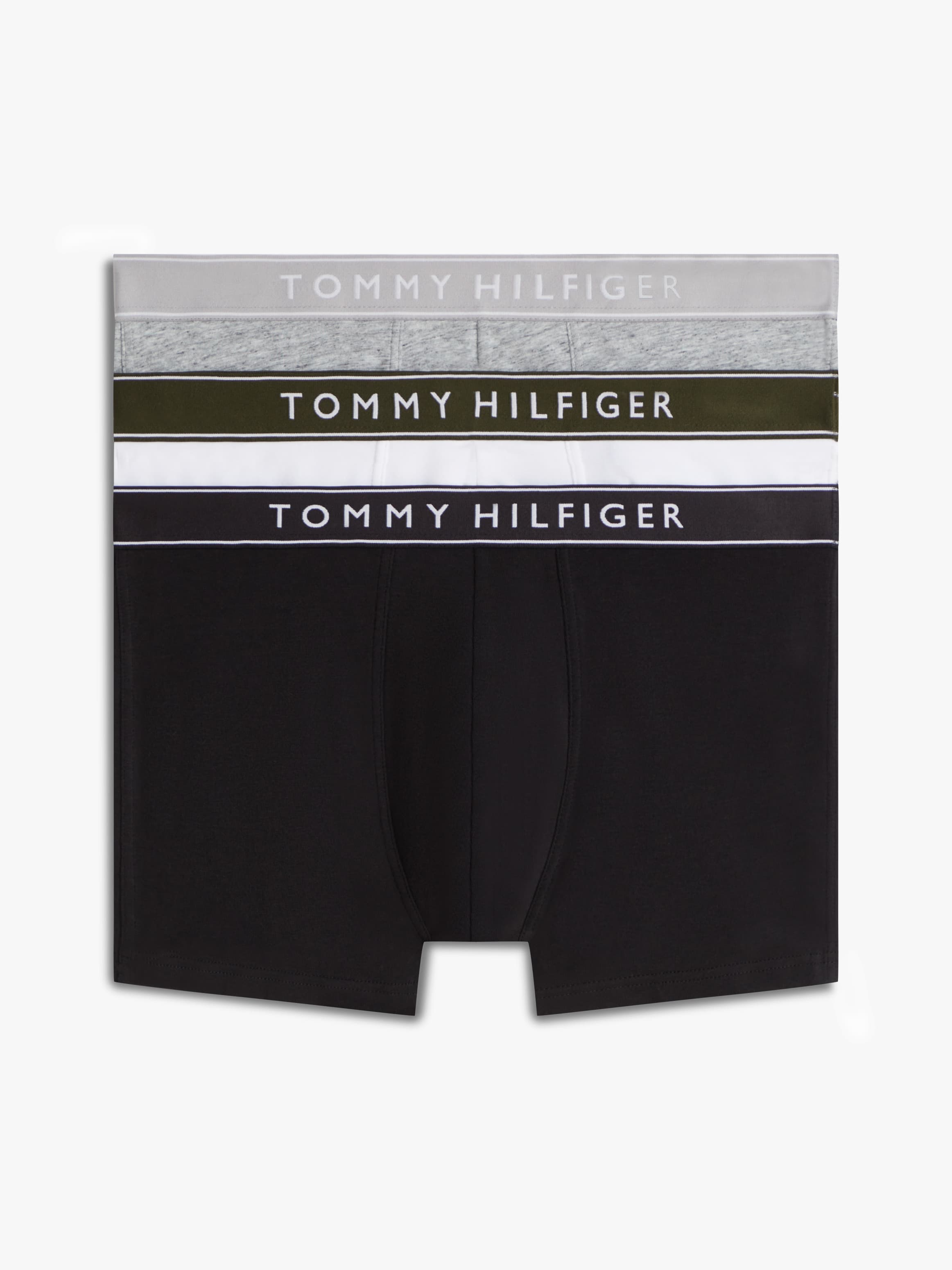 3-Pack Essential Logo Waistband Trunks