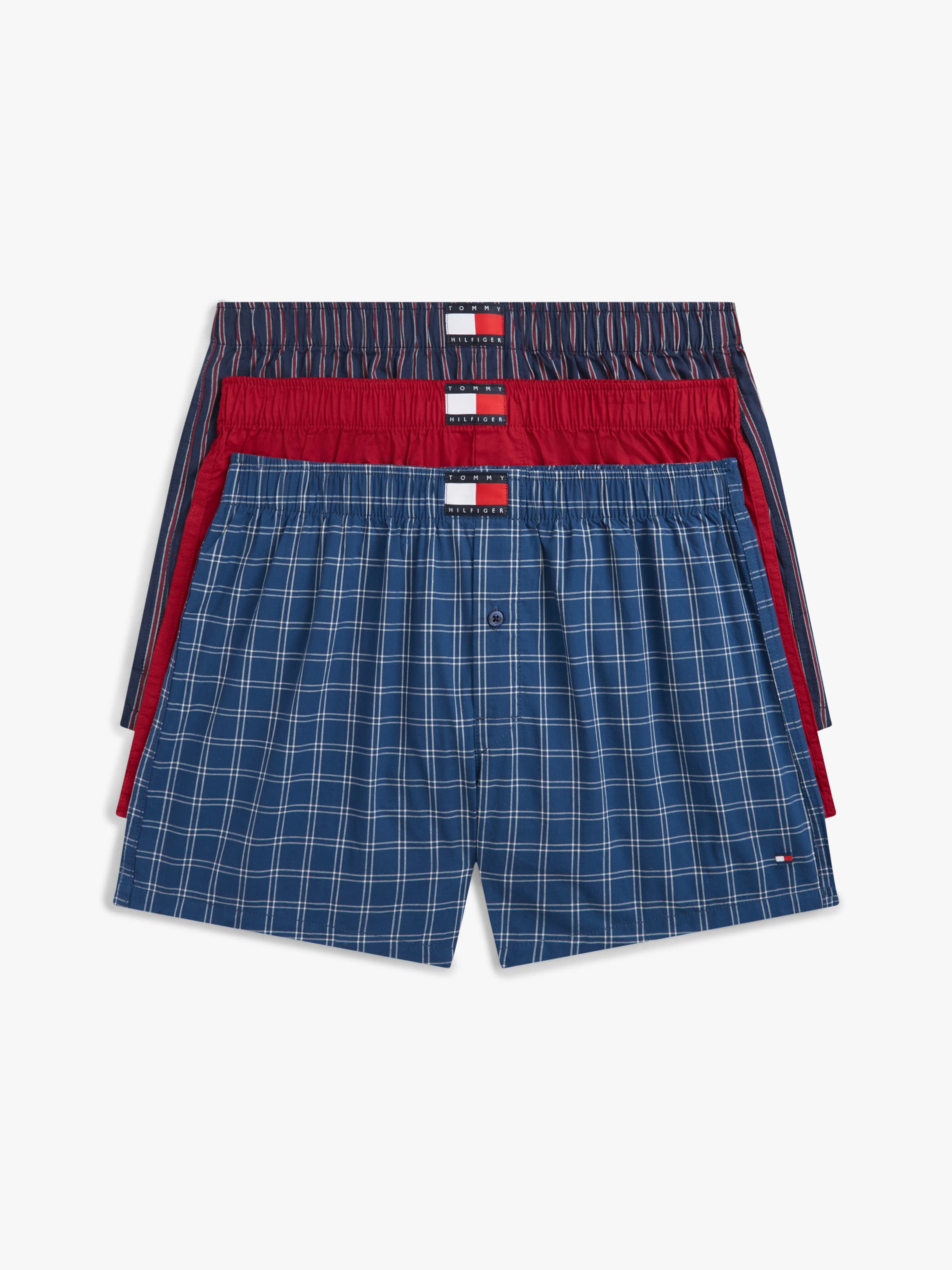 3-Pack Heritage Logo Poplin Boxer Shorts