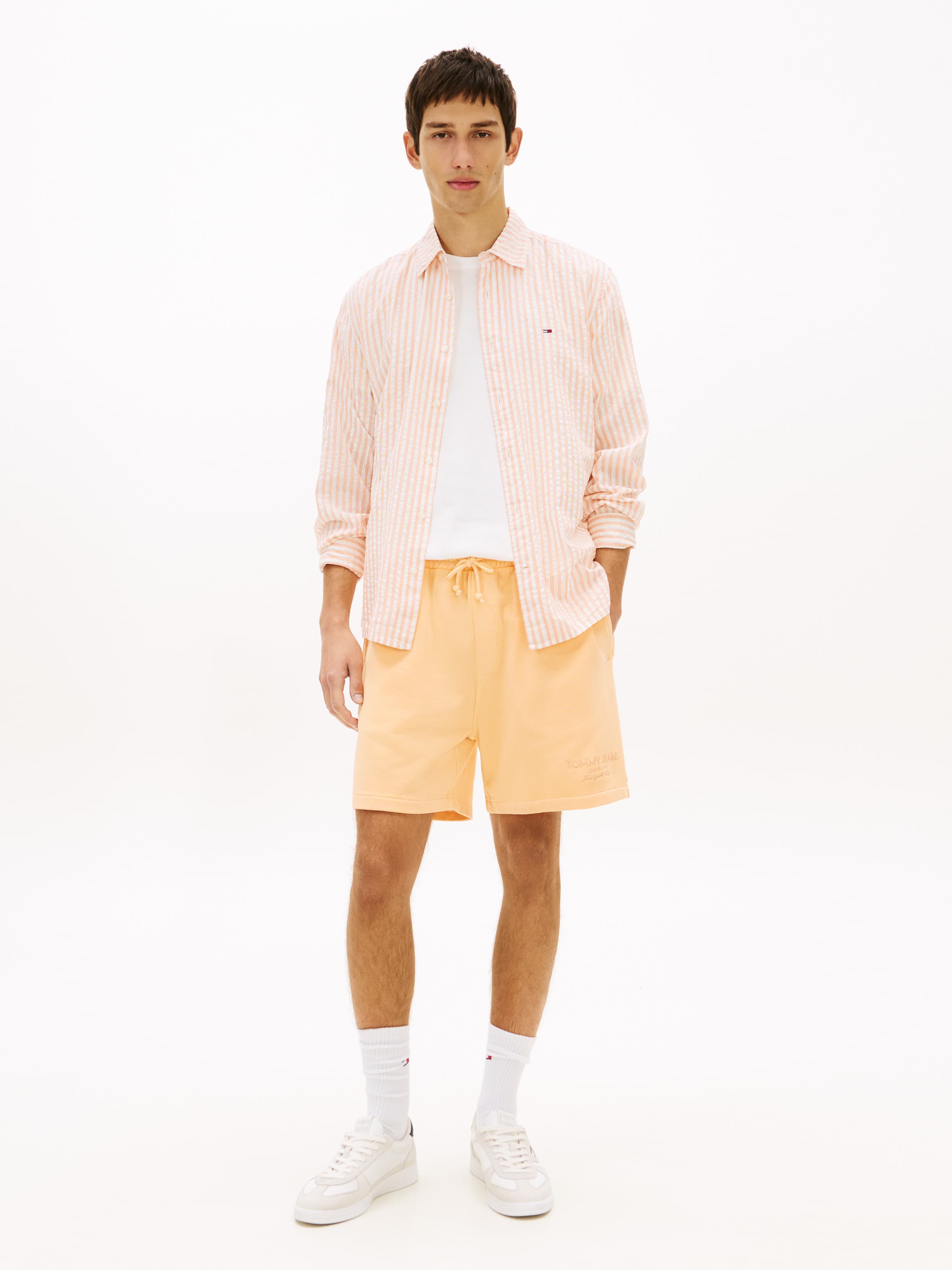 Classic Tonal Embroidery Terry Sweat Shorts